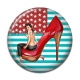 Cabochon Résine - pin up