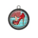 Pendentif Cabochon Argent - pin up