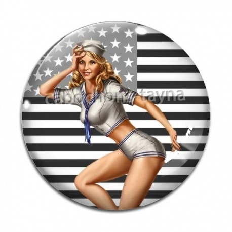 Cabochon Verre - pin up
