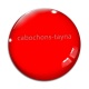 Cabochon Verre - fond rouge