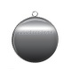 Pendentif Cabochon Argent - fond gris