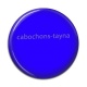 Cabochon Résine - fond bleu