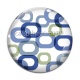 Cabochon Verre - fond rétro