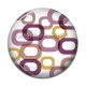 Cabochon Résine - fond rétro