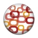 Cabochon Résine - fond rétro