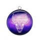 Pendentif Cabochon Argent - signe astrologie