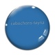 Cabochon Verre - fond bleu