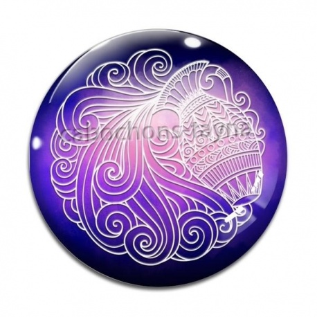 Cabochon Verre - signe astrologie