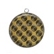 Pendentif Cabochon Argent - fond spirale