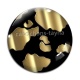 Cabochon Verre - fond peau