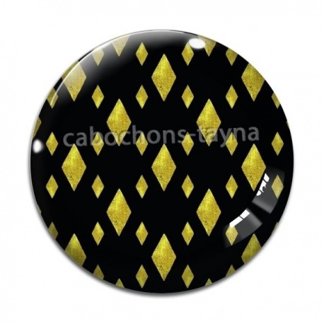 Cabochon Verre - fond triangle