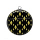 Pendentif Cabochon Argent - fond triangle
