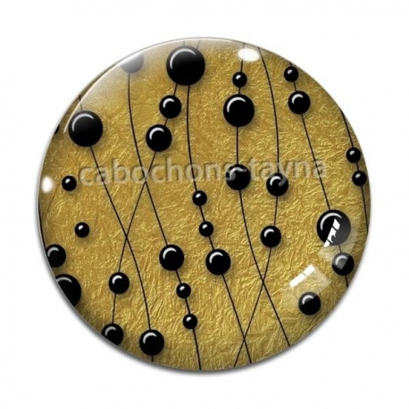 Cabochon Verre - fond boule
