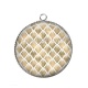 Pendentif Cabochon Argent - font triangle