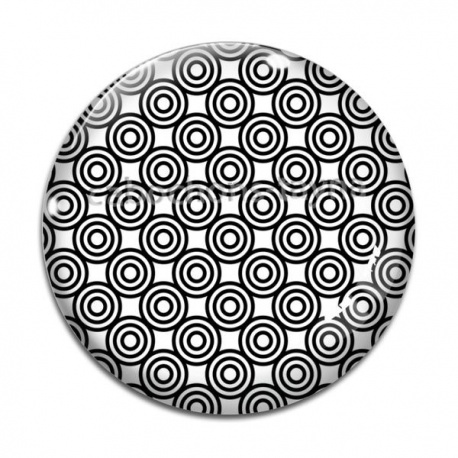Cabochon Verre - fond rond