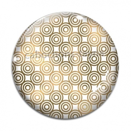 Cabochon Verre - fond rond