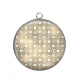 Pendentif Cabochon Argent - fond rond