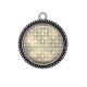 Pendentif Cabochon Argent - fond rond