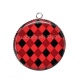 Pendentif Cabochon Argent - font triangle