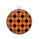 Pendentif Cabochon Argent - font triangle