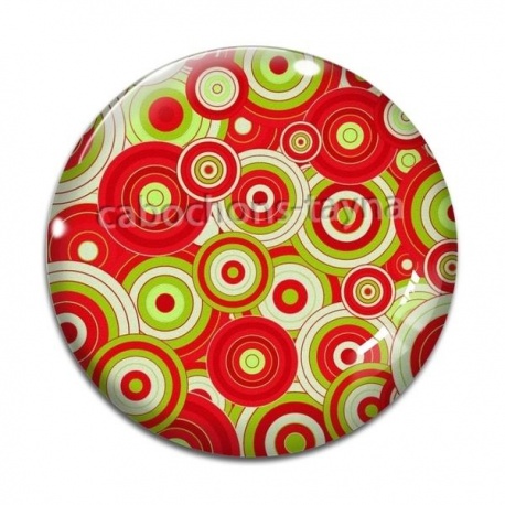 Cabochon Verre - fond rond