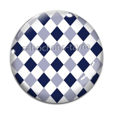 Cabochon Verre - fond triangle