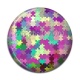 Cabochon Résine - fond puzzle