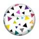 Cabochon Verre - fond triangle