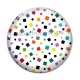 Cabochon Verre - fond carreaux