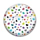 Cabochon Verre - fond coeur
