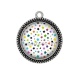Pendentif Cabochon Argent - fin étoile