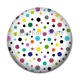 Cabochon Résine - fond hexagonale