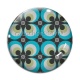 Cabochon Verre - fond rétro