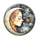 Cabochon Résine - femme lune