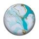 Cabochon Résine - fond effet marbre
