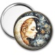 Miroir de poche - femme lune