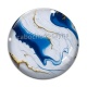 Cabochon Verre - fond effet marbre
