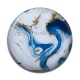 Cabochon Résine - fond effet marbre