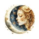 femme lune