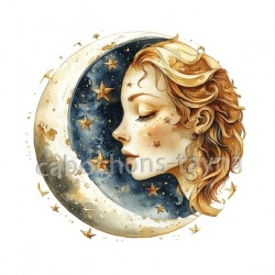 femme lune
