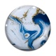 Cabochon Verre - fond effet marbre