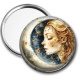 Miroir de poche - femme lune