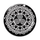 Cabochon Verre - mandala