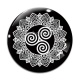 Cabochon Verre - mandala