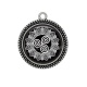 Pendentif Cabochon Argent - mandala