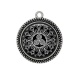 Pendentif Cabochon Argent - mandala