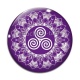 Cabochon Verre - mandala