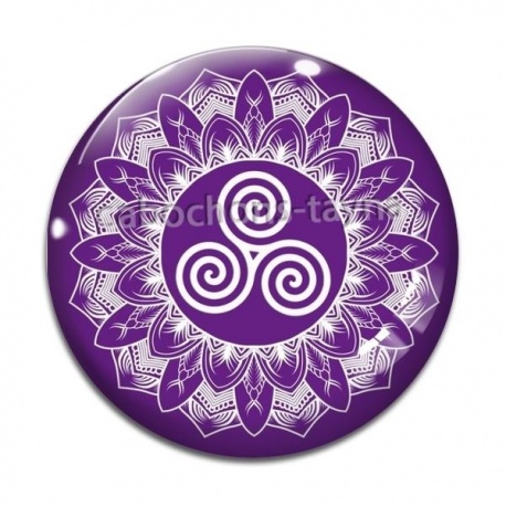 Cabochon Verre - mandala
