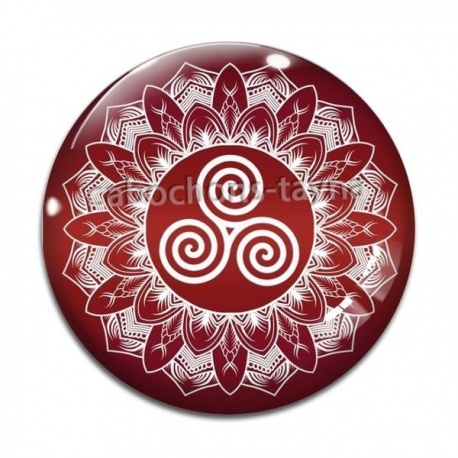 Cabochon Verre - mandala