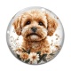 Cabochon Verre - chien